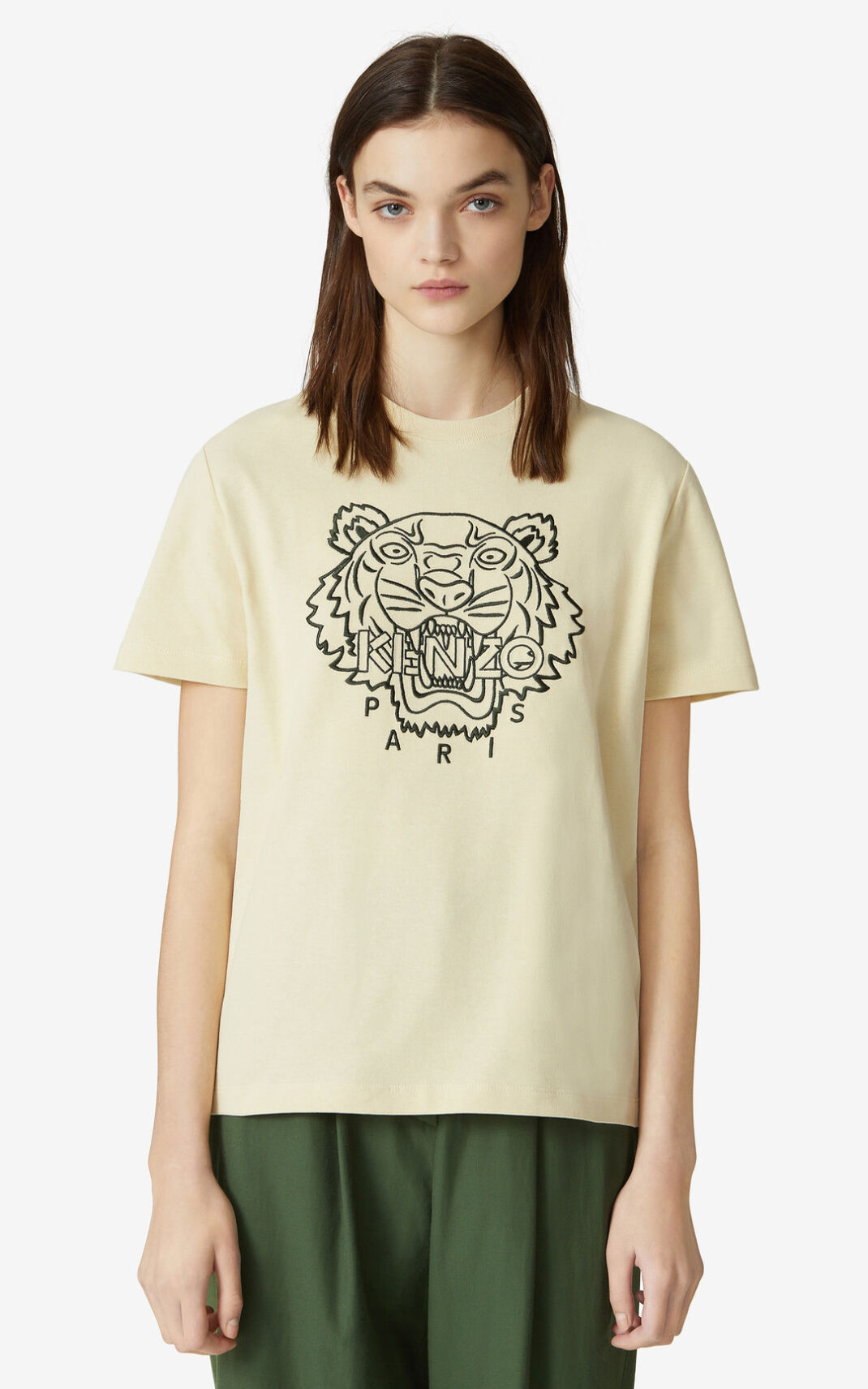 Kenzo Loose Tiger T Shirt Dam | 84532-FQMP